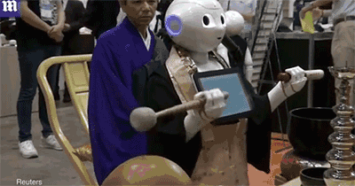 岛国机器人法师主持的黑科技葬礼,是想要笑死我?