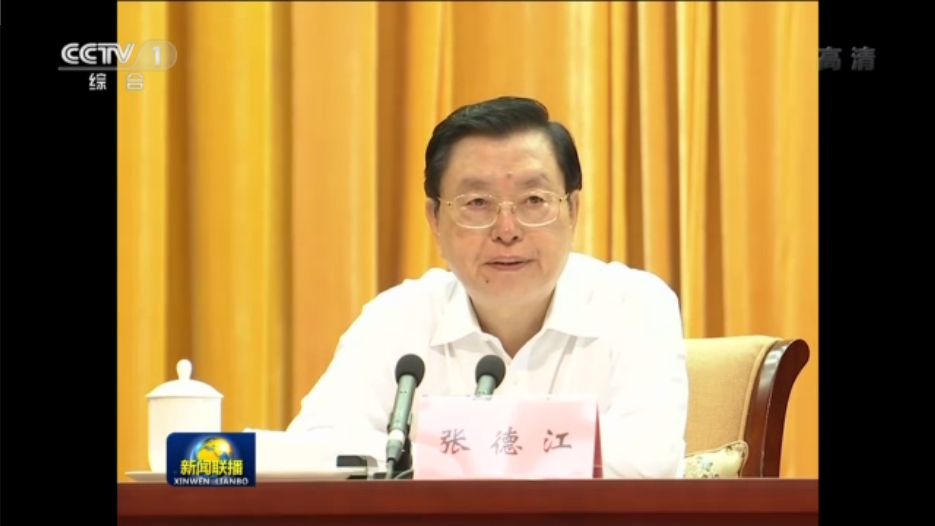 央视视频：张德江在广西调研 出席第23次全国地方立法工作座谈会