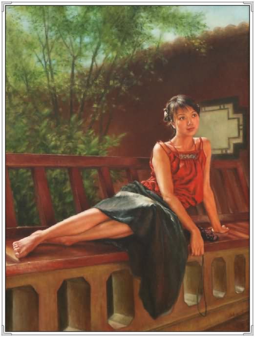 徐小稀人物油画