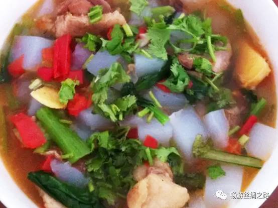 新疆回族美食丨粉汤