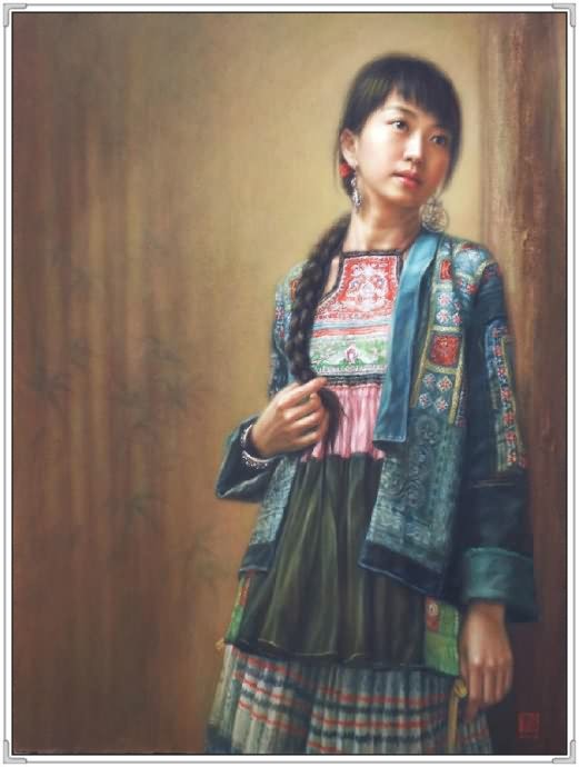 徐小稀人物油画