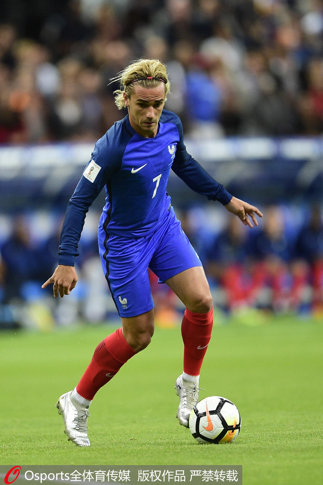 世预赛格里兹曼传射勒马尔两球 法国胜荷兰