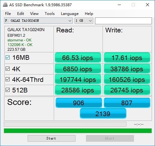 超强散热 影驰铁甲战将240GB SSD评测 