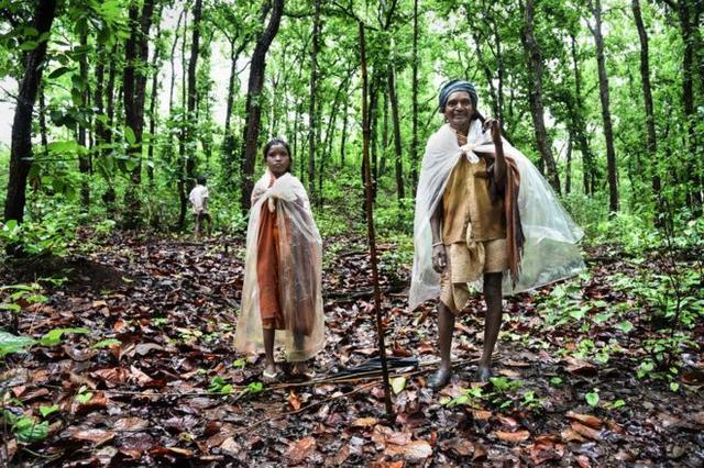 印度原始部落的生活，部族人迷恋电视歌曲已忘记民歌