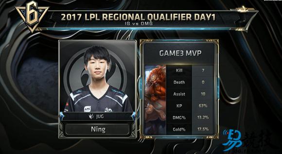 双皇发威！英雄联盟S7预选赛iG完胜OMG