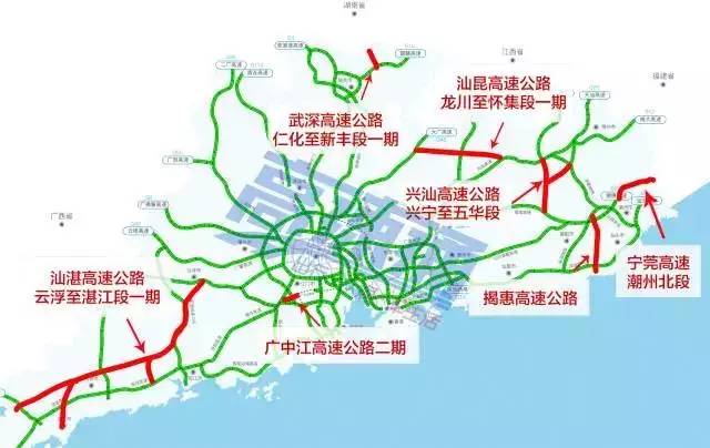 年底7条高速通车！以后从广州到这些地方更快了！