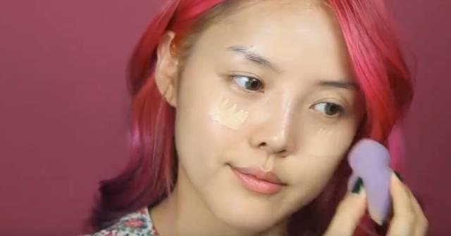 干皮油皮混合皮!不同肤质的女生该化妆?版图萌q女生图片