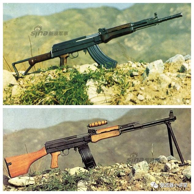 15kg(合通条,脚架,一个空弹鼓) 全枪长:1004mm 81式枪族的步枪和机枪