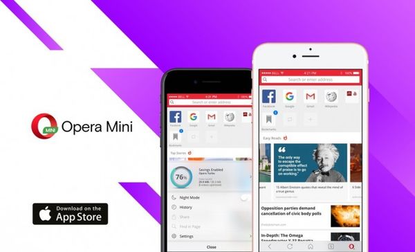 为将到来的iPhone 8献礼：新版Opera Mini浏览器上线