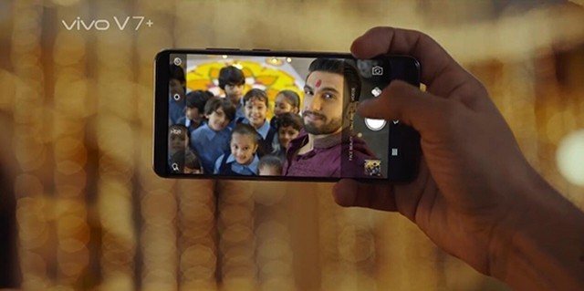 vivo印度发布V7+ 5.99英寸全面屏设计 
