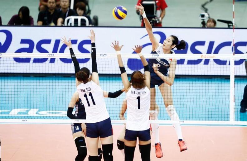大冠军杯-中国女排3-0韩国取3连胜 次局比分25-4