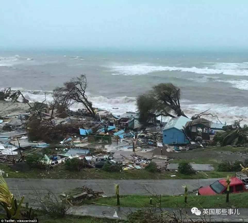 整个加勒比海度假群岛几乎被夷平....这场近乎史上最强的飓风，简直核弹...