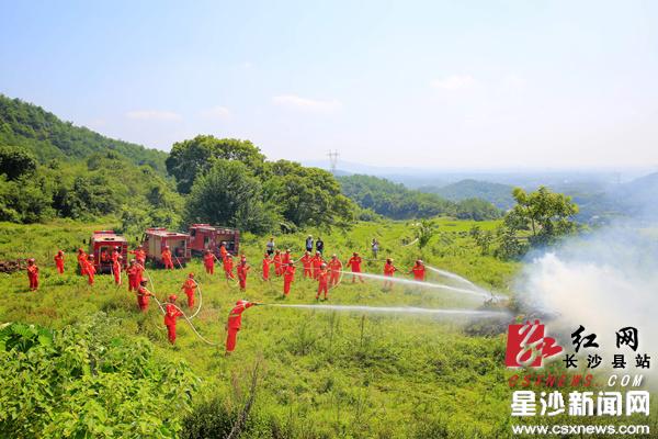 长沙县农林局积极提升森林消防队员火灾应急救