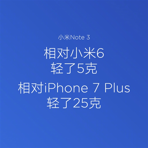 支持人脸解锁！小米Note 3正式亮相：骁龙660+6G内存