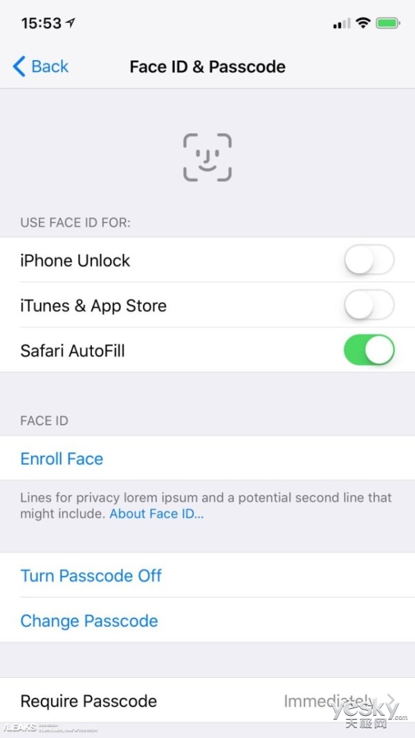 苹果face id设置过程曝光:功能果然强大   根据传闻,即将亮相的iphone