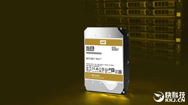 西数发布首款自主12TB硬盘:WD Gold企业金盘