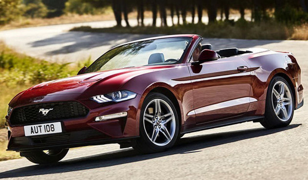 福特新款Mustang敞篷版官图 造型更优雅