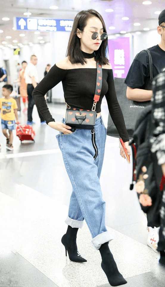 带货女王杨幂的袜靴居然输给了宋茜, 这么丑的