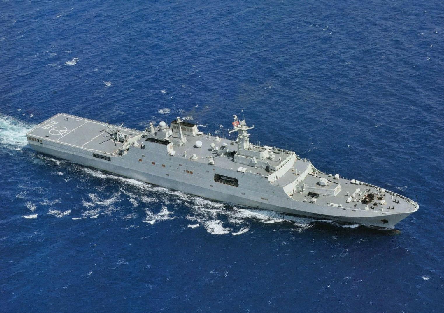 俄罗斯海军太平洋舰队1艘电子侦察船穿航对马海峡