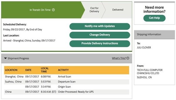 iPhone8部分订单有物流动态了 澳洲最快