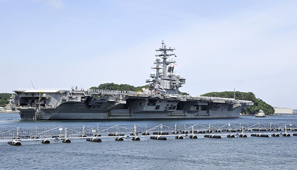 韩国防部:韩美10月再军演,美将出动航母战斗群