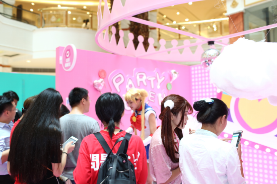 超少女!美图旗下美颜相机上海开派对,活动现场
