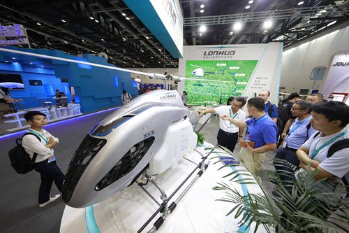 第十七届北京国际航空展 无人机产品 珠海隆华XV-2农业植保无人机_北京航空植保展