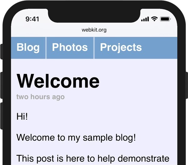 Safari团队公布iPhoneX浏览网页效果图 