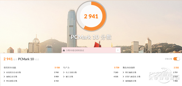 PCMark 10基准测试