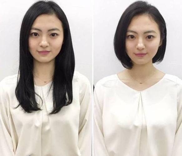剪短发可以显胸大?看完这些比照图,我信了!