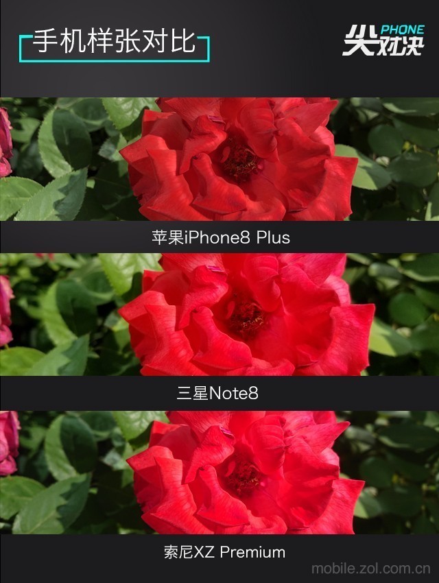 尖Phone对决 苹果iPhone8Plus搭载了最新的A11处理器,三星盖乐世Note8和索尼XperiaXZPremium均采用了高通最强的骁龙835移动平台。虽说835是对标苹果A10处理器的,但在骁龙845出来之前,它就是最强。目前iPhoneX还没上市,iPhone8Plus目前是苹果最强手机。可以说这三款手机目前代表了手机市场的最高标准。 目前苹果iPhone8Plus64GB的价格为6688元,三星盖乐世Note86GB+64GB价格为6988元,索尼XperiaXZPremium4GB+6