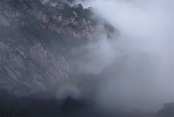 雨后黄山云海浩瀚 气象部门:“佛光”可见概率高