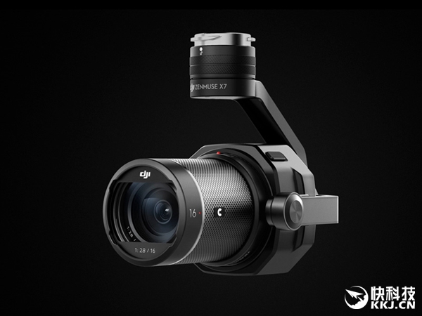 大疆发布全新Zenmuse X7云台相机：6K分辨率RAW视频