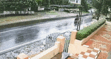 雨天湿滑小心慢行