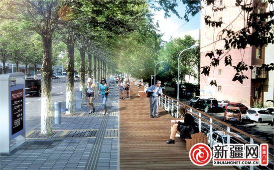 宝山路东侧改造后效果 宝山路东侧改造后效果