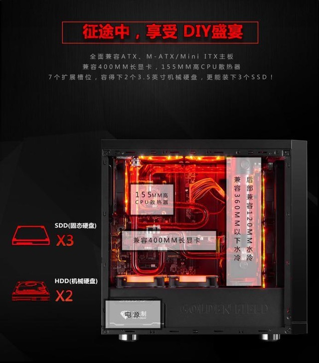 金河田峥嵘机箱 以英雄之名召唤胜利