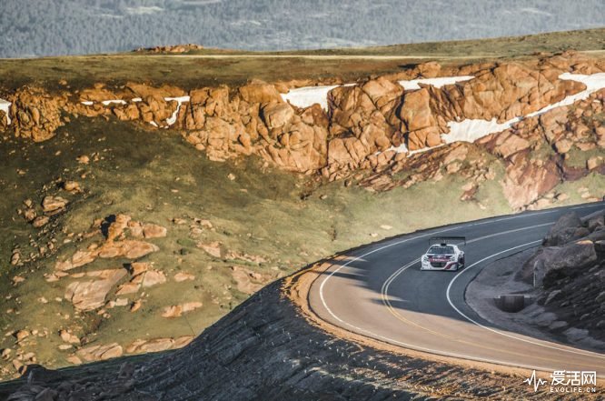 Sebastien Loeb performs during the free tests of the Pikes Peak International Hill Climb at Pikes Peak in Colorado Springs, USA on June 28th, 2013 // Flavien Duhamel/Red Bull Content Pool // P-20130629-00005 // Usage for editorial use only // Please go to www.redbullcontentpool.com for further information. //