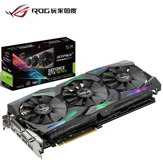 华硕发布三款GTX1070Ti系列游戏显卡!