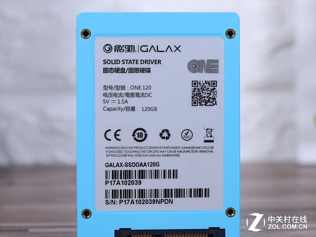 原厂3D NAND颗粒 影驰ONE 120GB SSD首测 