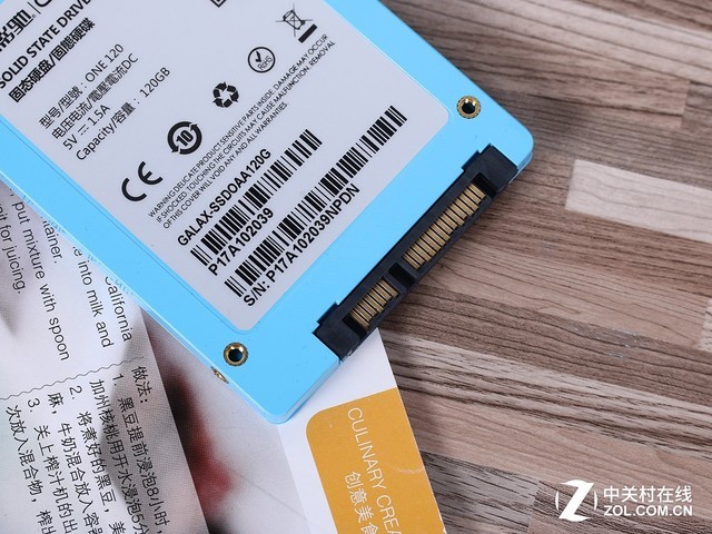 原厂3D NAND颗粒 影驰ONE 120GB SSD首测 