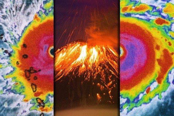 如果超级飓风遇上火山爆发会怎么样？或有致命性后果