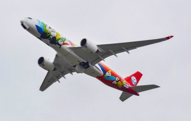 四川航空首架空客A350XWB飞机成功首飞 四川航空首架空客A350XWB飞机成功首飞