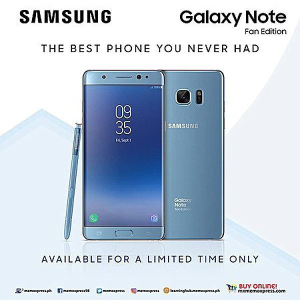 三星Note7官翻版登陆菲律宾，限时限量售价420