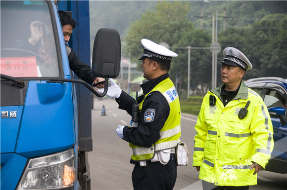 记者从重庆市公安局北碚区分局交巡警支队