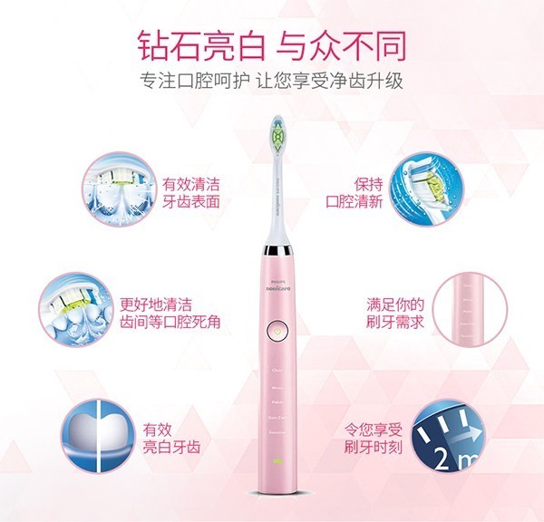 粉红控的最爱！双11最适合女生的电动牙刷推荐 