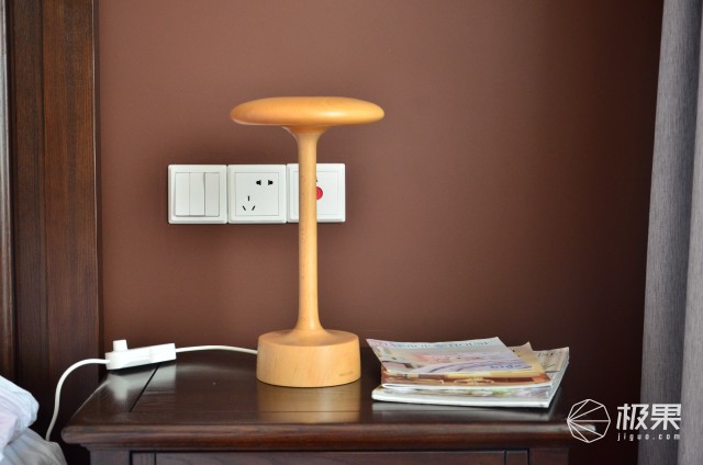 本来设计L1619CM触摸版原木触摸蘑菇灯