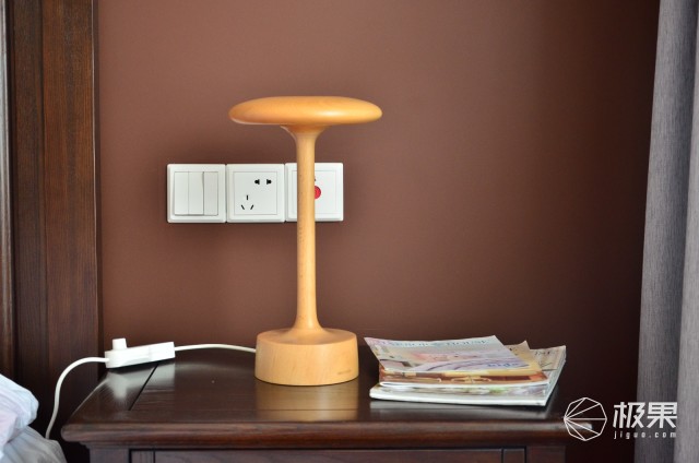 本来设计L1619CM触摸版原木触摸蘑菇灯