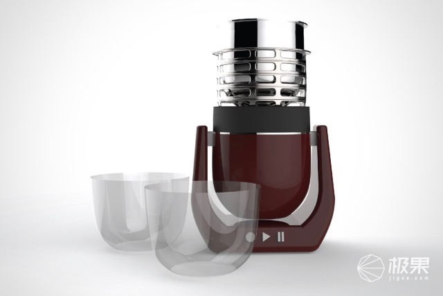 印度设计家用爆米花机，360度旋转高颜值“摇滚范”