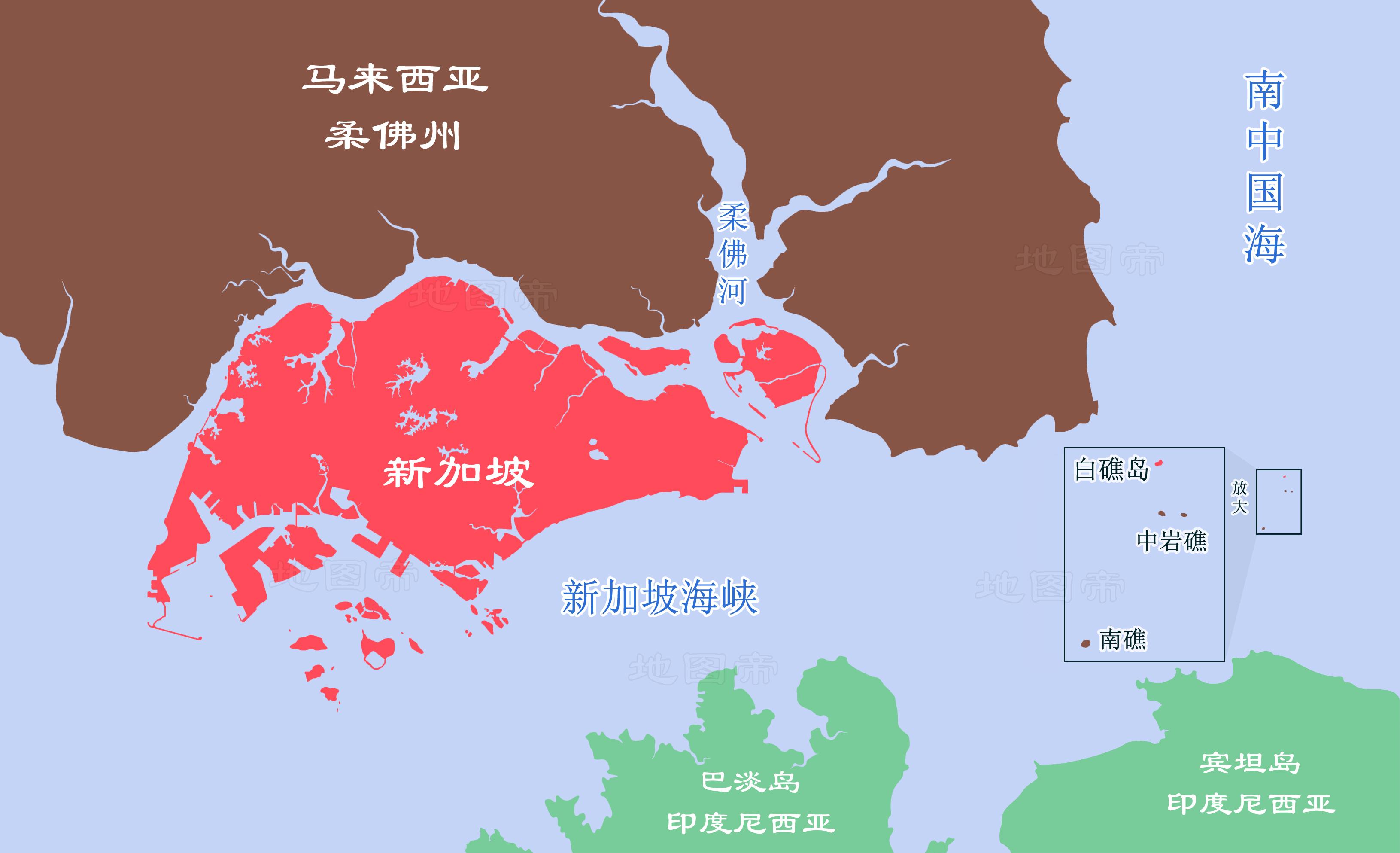 马来西亚地图中文全图