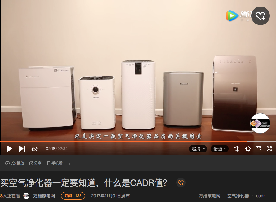 《家电红宝书》CADR值是什么概念?越高越好吗?